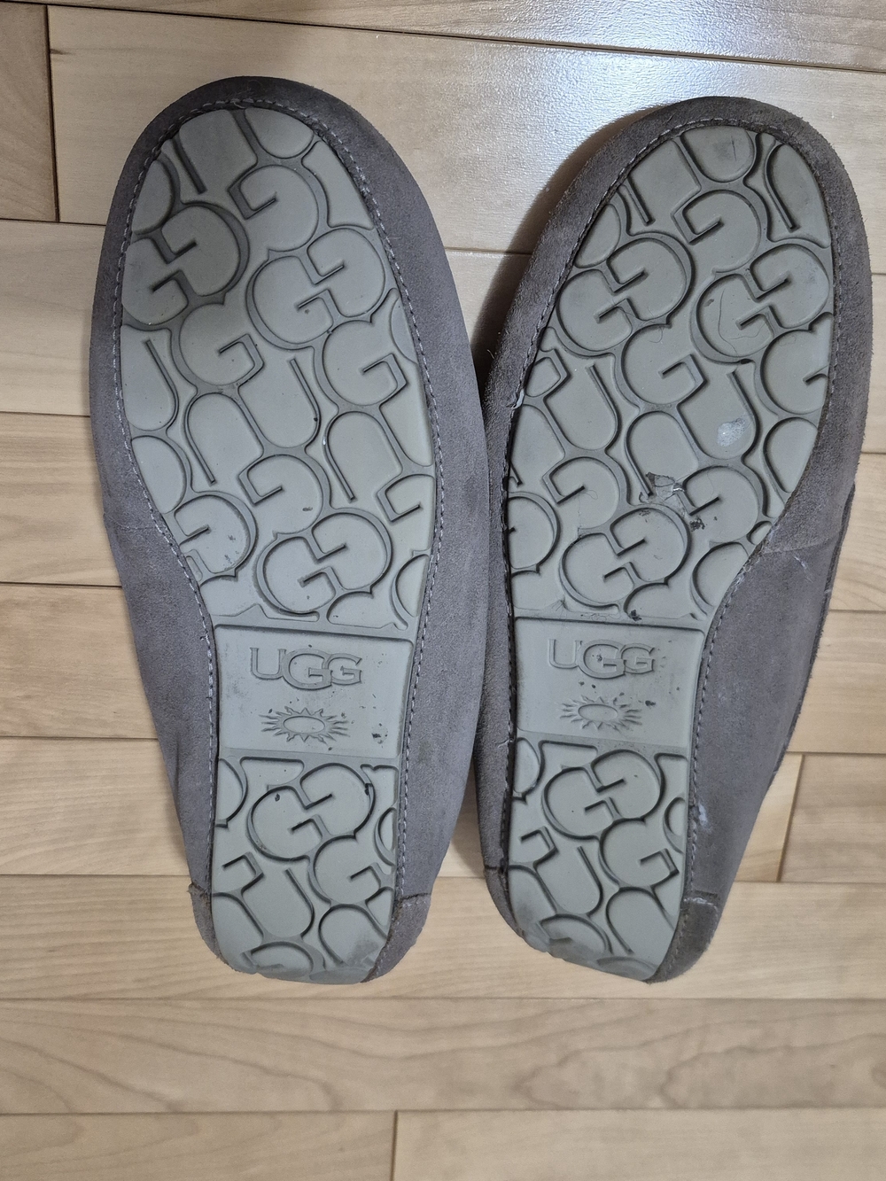 UGG Ladies Ansley Suede Shearling-Lined Slippers - Picture 5 of 6
